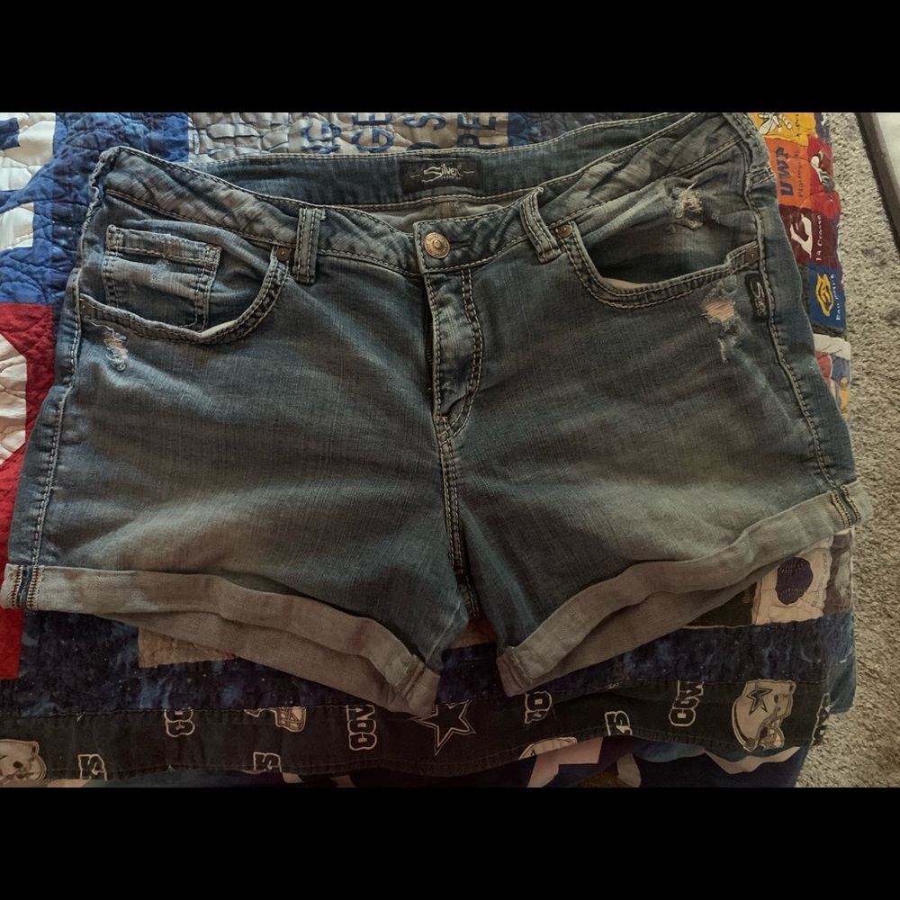 Silver shorts
